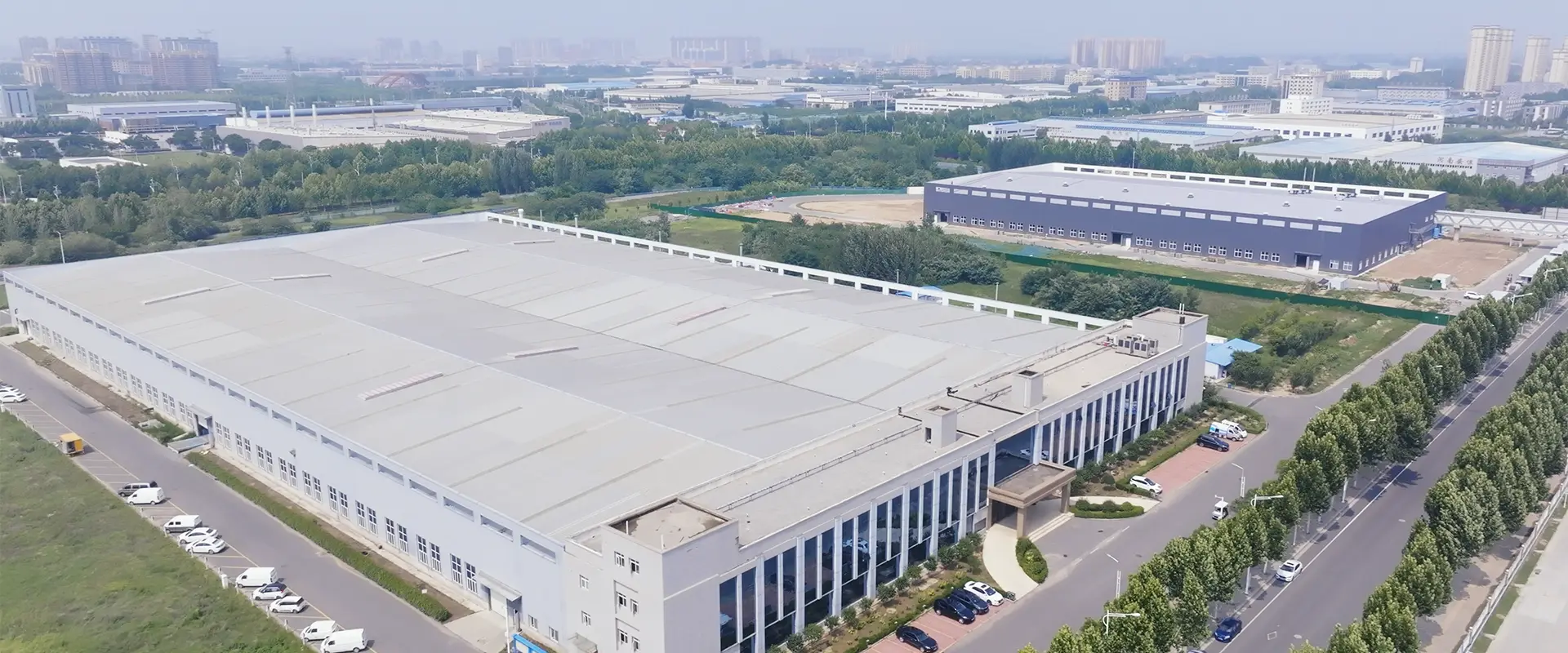 Aerial photo of BAK's Zhengzhou factory｜Desktop Home Page Banner