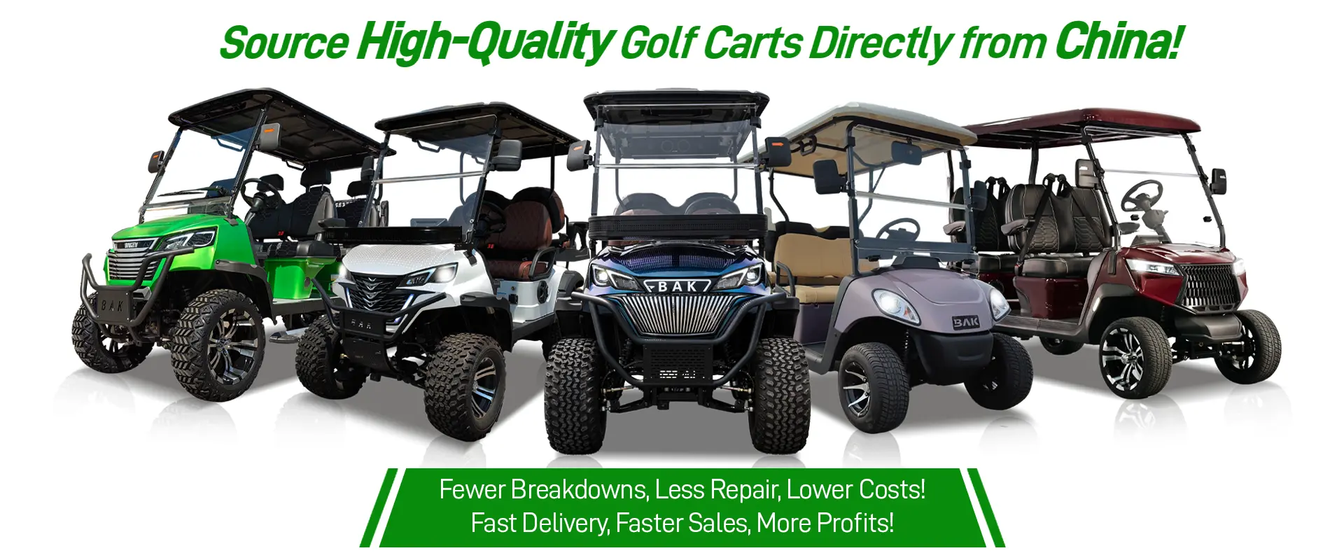 BAK Golf cart collect